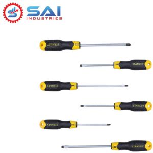 STANLEY STHT65242 6-Piece Cushion Grip Screwdriver Set