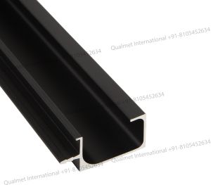 Kitchen Cabinet 19mm G Handle Profile- Ceramic Black