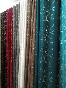 Icon Dimout Foil Printed Curtain Fabric