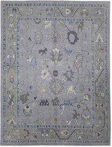 Hand-knotted Turkish Knot Oushak Rugs