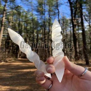 Selenite Healing Wand