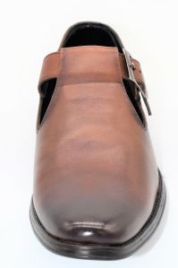 NEW ROMAN TAN CRUST LEATHER SHOES