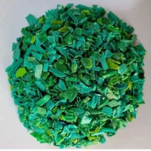 Green Crushed Plastic Chips