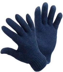 60gm Navy Blue Cotton Gloves