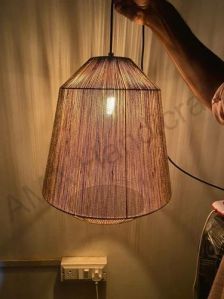 Hanging Natural Jute Ceiling Lamp