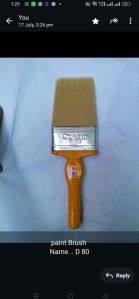 Wooden Handle Paint Brush