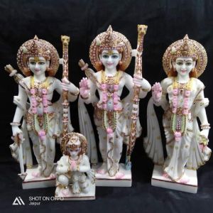 Ram Jodi Marble Statue