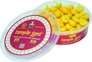 Templejyot 100 Cow Pure Ghee Diyas (No Wax)