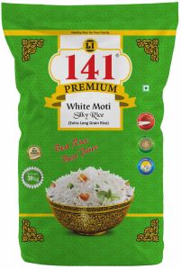 141 White Moti Silky Rice