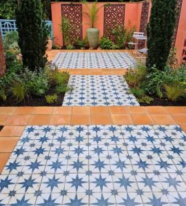 Printed Moroccan Tile for Exterior Flooring