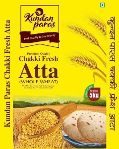 5 kg kundan paras fresh chakki atta