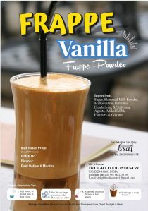 Frappe powder premix