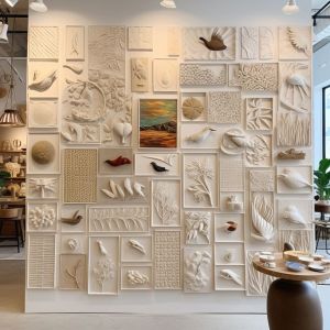 Stone wall art