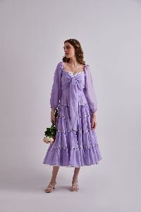 Lavender Dream Cotton Dress