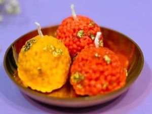 Motichur Laddu candle