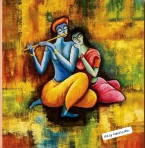 Radha Krishna Painting