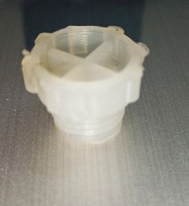 6.5 mm White Plastic BSP Threaded Cap