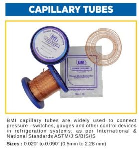 Copper Capillary Tubes