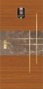 golden ss profile laminated mica door