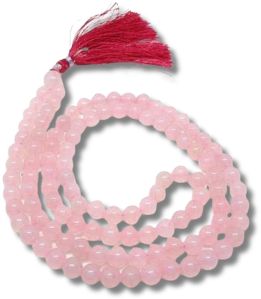 Rose Quartz Crystal Mala