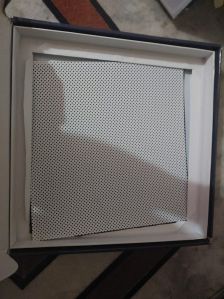 Metal perforated wall panel acoustic treatment