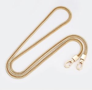 Golden Premium Flat Chain with Heavy Hexa Hook-120Cm-1 Pc)