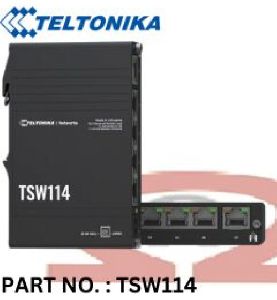 TELTONIKA - TSW114 (GIGABIT DIN RAIL ETHERNET SWITCH)