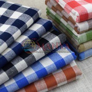 Checkered Shirt Fabric