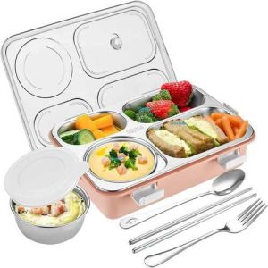 Vacuum Insulated SS Lunch Box (4 Compartments)