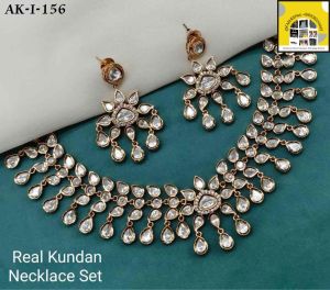 Real Kundan Necklace Set