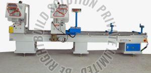 Double Head Aluminum Cum UPVC Door & Window Profile Cutting Machine