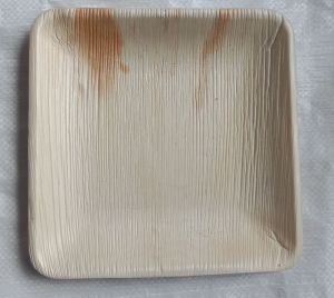 8 Inch Square Areca Leaf Plates