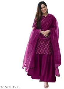 Ladies Party Wear Sharara Suit with Dupatta