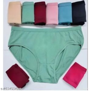 Plain Multicolor Cotton Panty