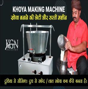 Stainless Steel Milk Pasteurizer Barfi Thanda Machine