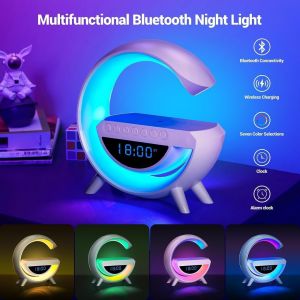 Wireless Charging RGB Lamp with Bluetooth Speaker