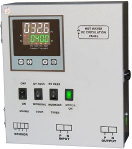 Hot Water Recirculation Panel