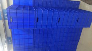 Blue Plastic Crate