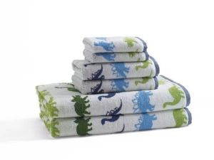 Printed Terry Bath Towel