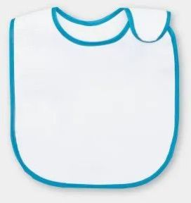 White Cotton Baby Bib