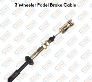 Three Wheeler Pedal Brake Cable