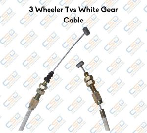 Three Wheeler TVS White Gear Cable