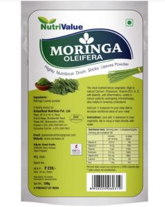 100g Nutri Value Moringa Leaves Powder