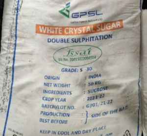 White Crystal Sugar Double Sulphitation