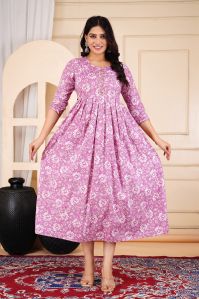 Ladies Printed Cotton Kurtis