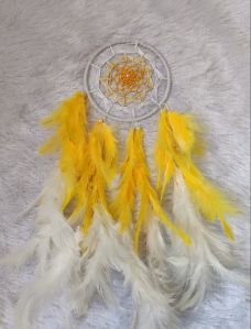 Yellow dream catchers