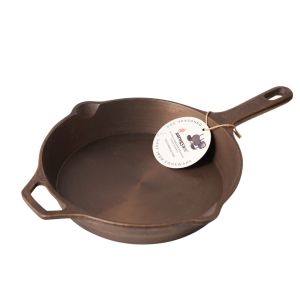 aarogyam long handle cast iron skillet fry pan