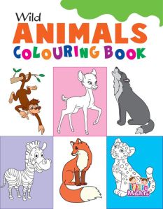 Wild Animals Colouring Book