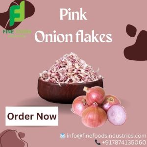 DEHYDRATED PINK ONION FLAKES