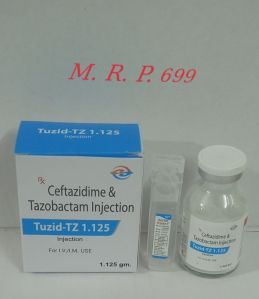 Tuzid-TZ 1.125 Ceftazidime and Tazobactam Injection